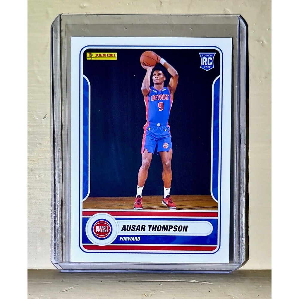 Ausar Thompson 2023-24 Panini NBA Basketball #75 Rookie Card Detroit Pistons